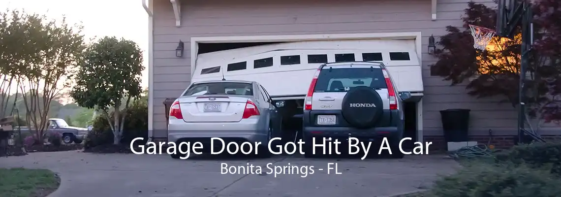 Garage Door Got Hit By A Car Bonita Springs - FL