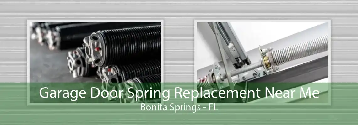 Garage Door Spring Replacement Near Me Bonita Springs - FL