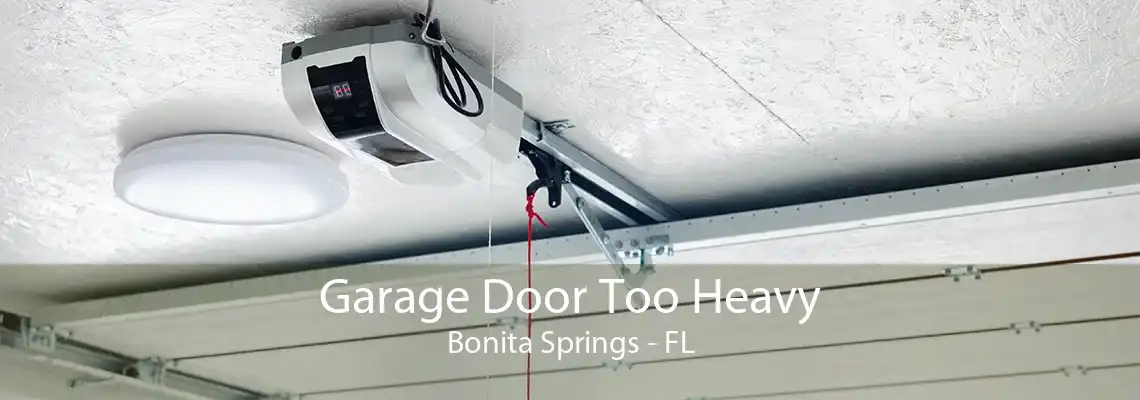 Garage Door Too Heavy Bonita Springs - FL