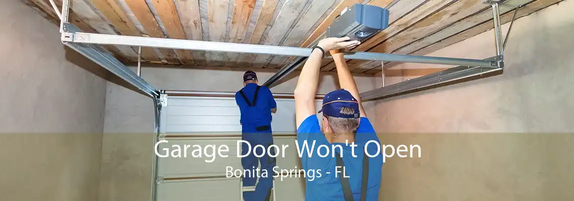 Garage Door Won't Open Bonita Springs - FL